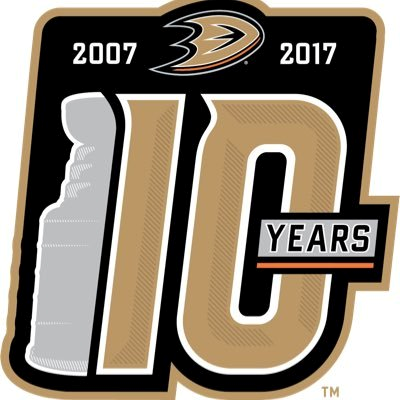 Anaheim Ducks 2016 17 Anniversary Logo iron on paper